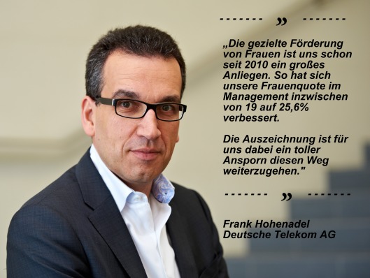 FrauenKarriereIndex, Frank Hohenadel, DeutscheTelekom, 
